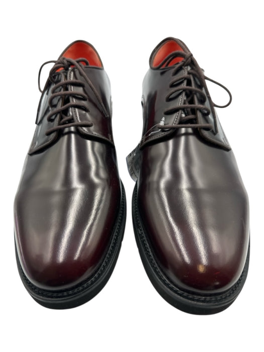 Saks Fifth Ave Shoe Size 11.5 Brown Leather Solid Low Top Men's Shoes Brown / 11.5