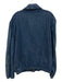 Polo Size L Blue Cotton Solid Zipper Men's Jacket Blue / L