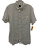 Todd Snyder Size L White Linen Solid Buttons Men's Short Sleeve White / L