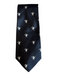 Polo Black & White Silk All Over Print Men's Tie Black & White