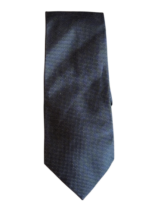 Polo Black & White Silk Dots Men's Tie Black & White