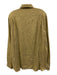 Polo Size L Tan Linen Blend Solid Button Up Shoulder Detail Long Sleeve Shirt Tan / L