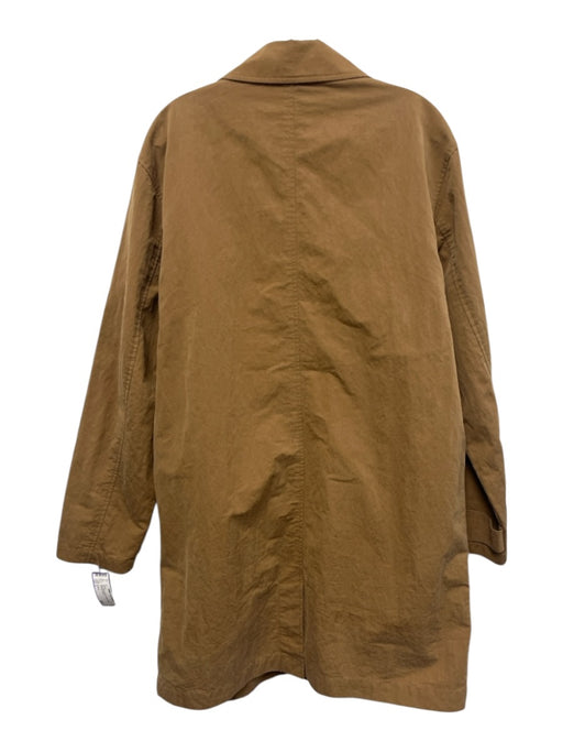 Grayers Size L Tan Cotton & Nylon Solid Overcoat Men's Jacket Tan / L