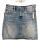 Levi Size 25 Light Wash Cotton Denim Zip Fly Pockets Mini Skirt Light Wash / 25