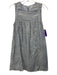 Madewell Size XS Light Blue, Gray, White Cotton & Polyester Sleeveless Dress Light Blue, Gray, White / XS