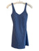 Lululemon Size 0 Blue No Fabric Tag V Neck Sleeveless Built In Bra Mini Dress Blue / 0