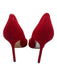 Jimmy Choo Shoe Size 36 Red Suede Pointed Toe Stiletto Pumps Red / 36
