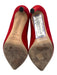 Jimmy Choo Shoe Size 36 Red Suede Pointed Toe Stiletto Pumps Red / 36