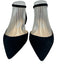 Jimmy Choo Shoe Size 36 Black Suede Ankle Buckle D'Orsay Flats Black / 36