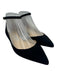 Jimmy Choo Shoe Size 36 Black Suede Ankle Buckle D'Orsay Flats Black / 36