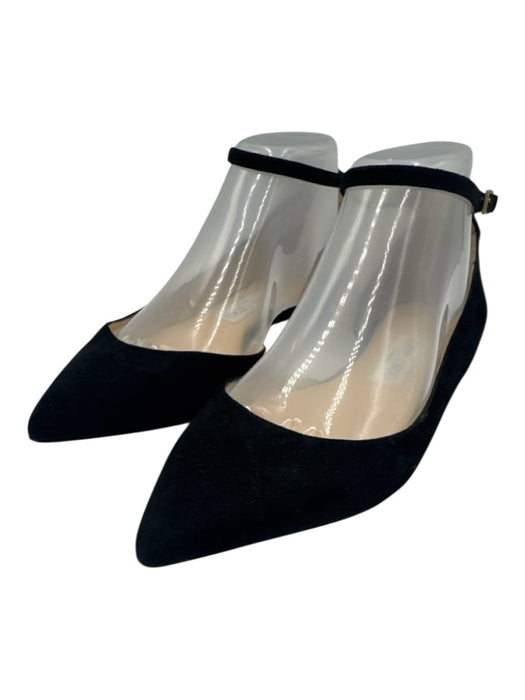 Jimmy Choo Shoe Size 36 Black Suede Ankle Buckle D'Orsay Flats Black / 36