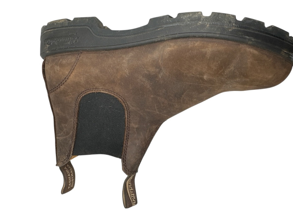 Blundstone Shoe Size 8.5 Brown Leather Chelsea Elastic Ankle Boots Brown / 8.5