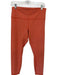 Lululemon Size 12 Orange Stretch Marbled Low Rise Crop Athletic Leggings Orange / 12