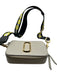 The Marc Jacobs Black & Tan Canvas strap Cross Body Purse Black & Tan