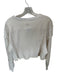 FP Movement Size M Cream Cotton Blend Long Sleeve Sweater Waffle Athletic Top Cream / M