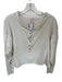FP Movement Size M Cream Cotton Blend Long Sleeve Sweater Waffle Athletic Top Cream / M