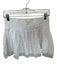 Loveshackfancy Size M White Cotton embroidered floral Lace Detail Mini Skirt White / M