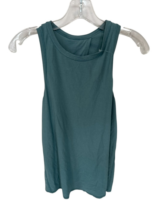 Lululemon Size Est S Teal Open Back Sleeveless Athletic Tank Top Teal / Est S