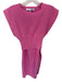 endless rose Size XS Pink Cap Sleeve Ribbed Midi slit Skirt Set Pink / XS
