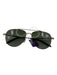 Salvatore Ferragamo Brown & Gold Metal Aviator Sunglasses Brown & Gold