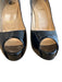 Christian Louboutin Shoe Size 38 1/2 Black Leather Stiletto Patent leather Shoes Black / 38 1/2