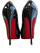 Christian Louboutin Shoe Size 38 1/2 Black Leather Stiletto Patent leather Shoes Black / 38 1/2