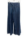 TWP Size 23 Dark Wash Cotton High Rise Wide Leg Zip Fly Pants Dark Wash / 23