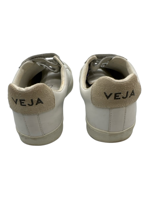 Veja Shoe Size 9 White Leather Velcro Strap Low Rise Sneakers White / 9