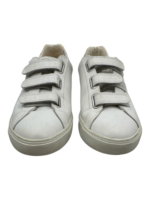 Veja Shoe Size 9 White Leather Velcro Strap Low Rise Sneakers White / 9