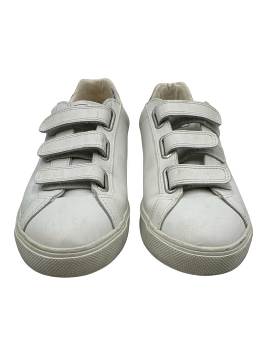 Veja Shoe Size 9 White Leather Velcro Strap Low Rise Sneakers White / 9