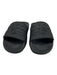 Gucci Shoe Size 40 Blue & Black Synthetic Slides Logo Sandals Blue & Black / 40