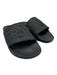 Gucci Shoe Size 40 Blue & Black Synthetic Slides Logo Sandals Blue & Black / 40