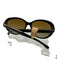Chanel Black & Brown Acetate Gradient Lens Round Polarized Sunglasses Black & Brown