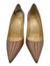 Christian Louboutin Shoe Size 42 Blush Beige Patent Leather Pointed Toe Pumps Blush Beige / 42