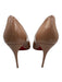 Christian Louboutin Shoe Size 42 Blush Beige Patent Leather Pointed Toe Pumps Blush Beige / 42
