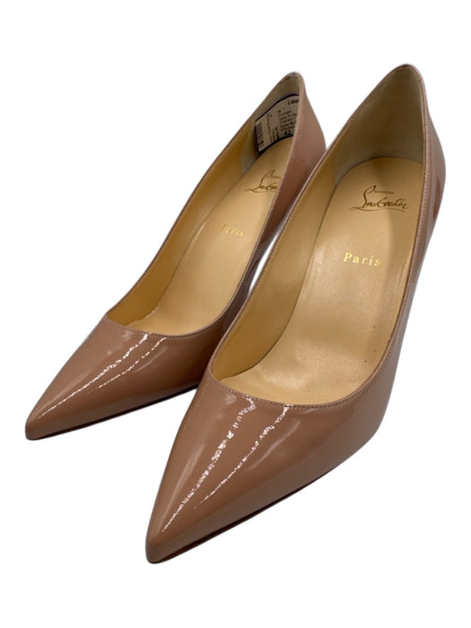 Christian Louboutin Shoe Size 42 Blush Beige Patent Leather Pointed Toe Pumps Blush Beige / 42
