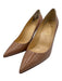 Christian Louboutin Shoe Size 42 Blush Beige Patent Leather Pointed Toe Pumps Blush Beige / 42