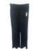 Athleta Size M Black Nylon & Spandex Knit Waist Zip Pocket Wide Leg Pants Black / M
