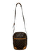 Louis Vuitton Brown & Tan Leather Monogram Shoulder Crossbody Strap Bag Brown & Tan / S/M