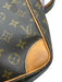 Louis Vuitton Brown & Tan Leather Monogram Shoulder Crossbody Strap Bag Brown & Tan / S/M