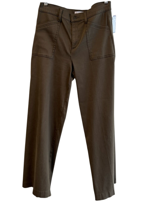 Evereve Size 28 Army Fatigue Green Lyocell blend 4 Pocket Zip Fly Mid Rise Pants Army Fatigue Green / 28