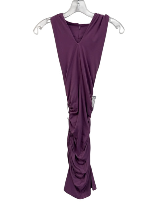Susana Monaco Size S Dusty Purple Nylon Blend Sleeveless Criss Cross Front Dress Dusty Purple / S