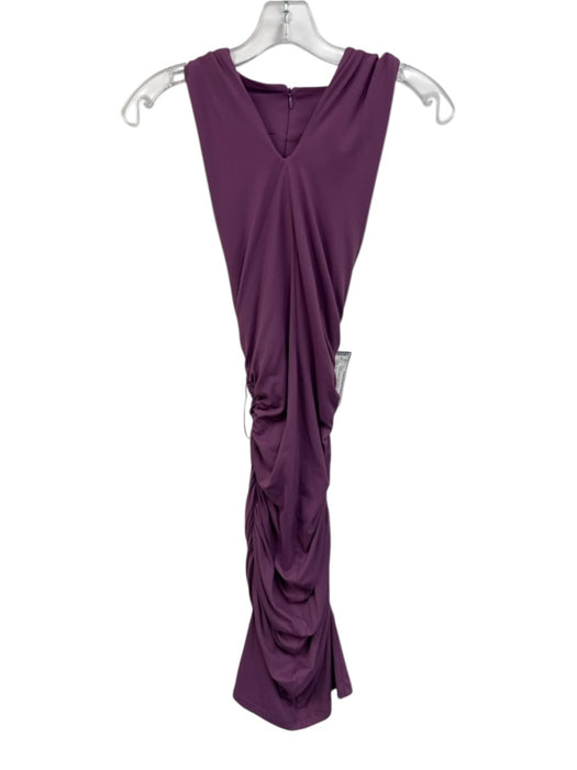 Susana Monaco Size S Dusty Purple Nylon Blend Sleeveless Criss Cross Front Dress Dusty Purple / S