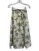 En Saison Size XS White, Blue, Green Polyester Crop Floral Tie Detail Skirt Set White, Blue, Green / XS
