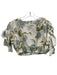En Saison Size XS White, Blue, Green Polyester Crop Floral Tie Detail Skirt Set White, Blue, Green / XS