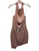 Elliatt Size S Pink Polyester Open Back Sleeveless Neck Strap Assymetric Dress Pink / S