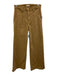 KUT Size 00 Brown Cotton Wide Leg Mid Rise Zip Fly Pants Brown / 00
