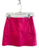 Alice + Olivia Size 0 Pink Polyethylene Back Zip Reptile Embossed Mini Skirt Pink / 0