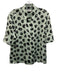 Equipment Femme Size S Mint & Black Polyester Printed Button Front Collar Top Mint & Black / S