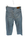 Madewell Size 27 Light Wash Cotton Raw Hem High Waist Wide Leg Cropped Jeans Light Wash / 27